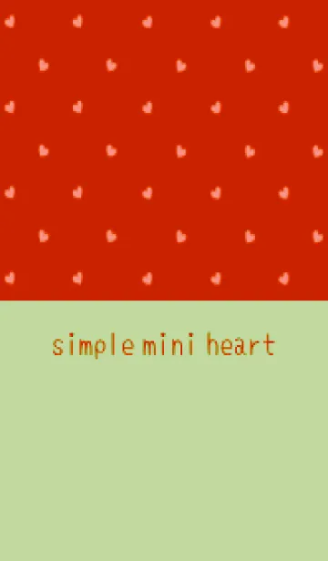 [LINE着せ替え] シンプル ミニ ハート -16の画像1