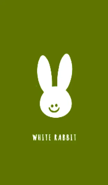 [LINE着せ替え] ホワイト ラビット .28の画像1