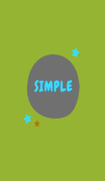 [LINE着せ替え] シンプル カラー スター 171の画像1