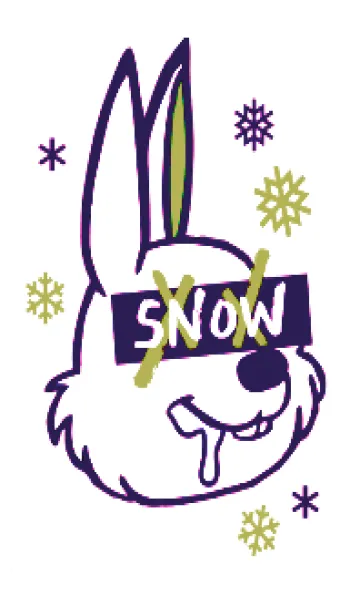 [LINE着せ替え] スノーラビット .36の画像1