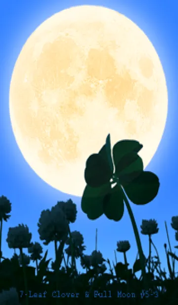 [LINE着せ替え] 7-Leaf Clover & Full Moon #5-3の画像1