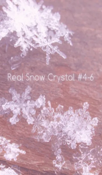 [LINE着せ替え] Real Snow Crystal #4-6の画像1