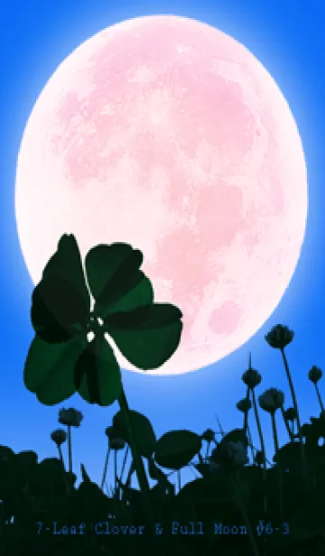 [LINE着せ替え] 7-Leaf Clover & Full Moon #6-3の画像1