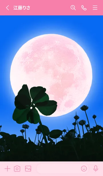 [LINE着せ替え] 7-Leaf Clover & Full Moon #6-3の画像2