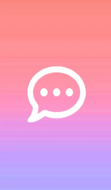 [LINE着せ替え] グラデーション シンプル アイコン 43の画像1