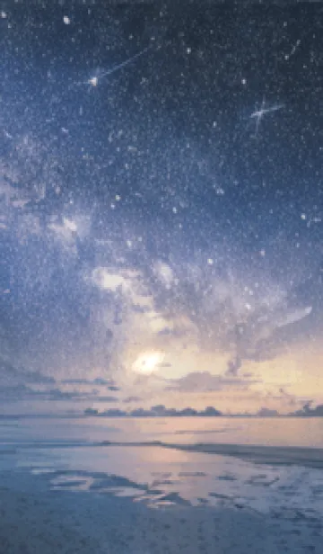 [LINE着せ替え] 銀河の冬空 #MU116。の画像1