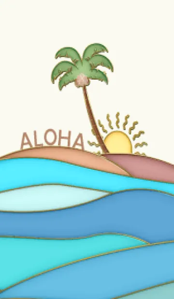 [LINE着せ替え] Enamel Pin Hawaiian Sea 118の画像1