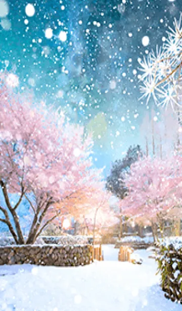 [LINE着せ替え] 優美な冬の風景の着せかえ(Winter-1276)の画像1