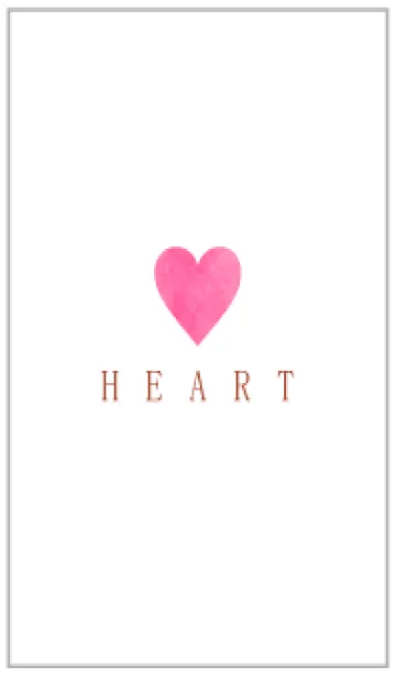 [LINE着せ替え] watercolor pink-HEART 97の画像1