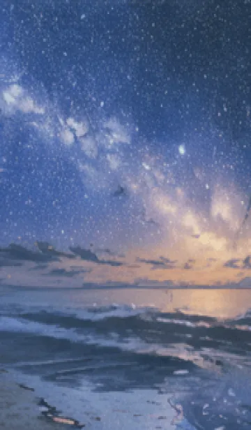 [LINE着せ替え] 銀河の冬空 #MR122。の画像1