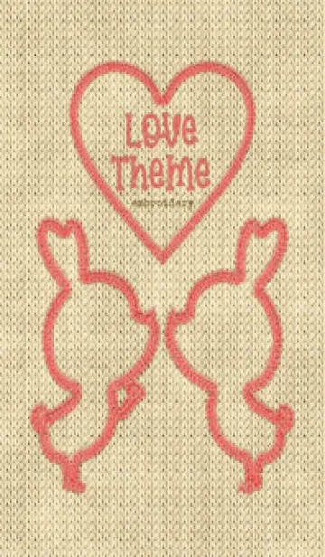 [LINE着せ替え] Love Theme Embroidery 37の画像1