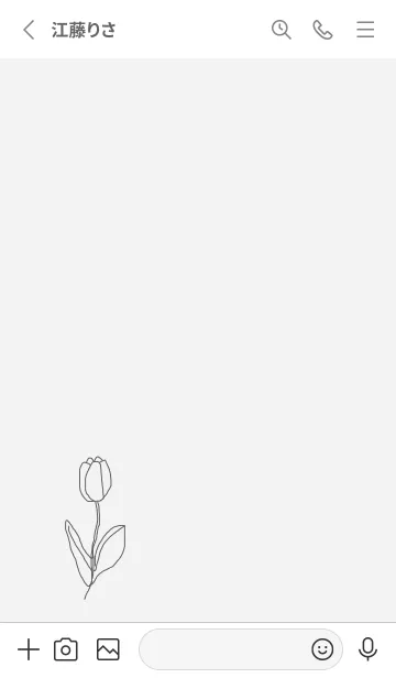 [LINE着せ替え] art_tulip.2の画像2