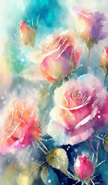 [LINE着せ替え] 薔薇(バラ)の花の着せかえ(R1329)の画像1