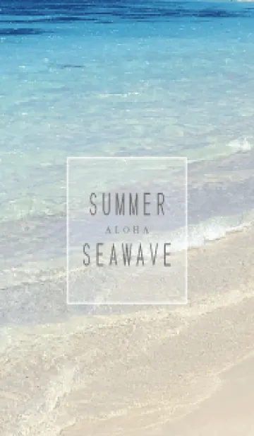 [LINE着せ替え] SUMMER-BLUE SEA WAVE 28の画像1