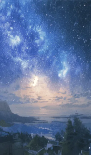[LINE着せ替え] 銀河の冬空 #MU126。の画像1