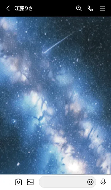 [LINE着せ替え] 銀河の冬空 #MU125。の画像2