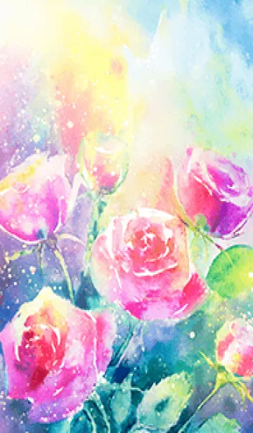 [LINE着せ替え] 薔薇(バラ)の花の着せかえ(R1331)の画像1