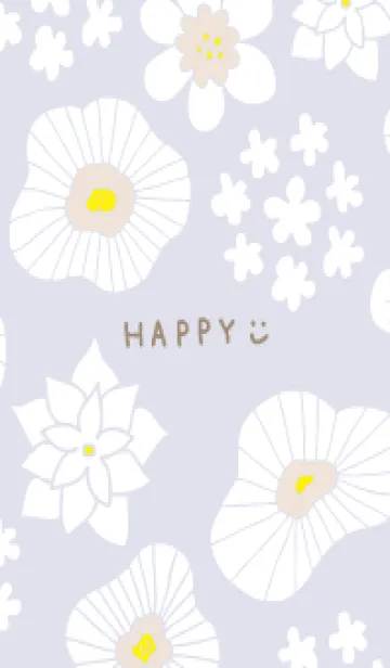 [LINE着せ替え] 白い花と小花24の画像1