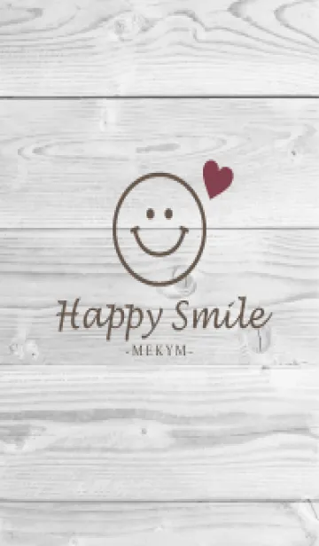 [LINE着せ替え] HAPPY SMILE HEART - MEKYM 26の画像1