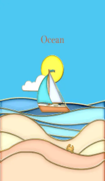 [LINE着せ替え] Enamel Pin ocean 26の画像1