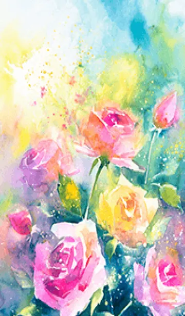 [LINE着せ替え] 薔薇(バラ)の花の着せかえ(R1360)の画像1