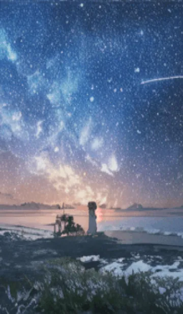 [LINE着せ替え] 銀河の冬空 #MV126。の画像1