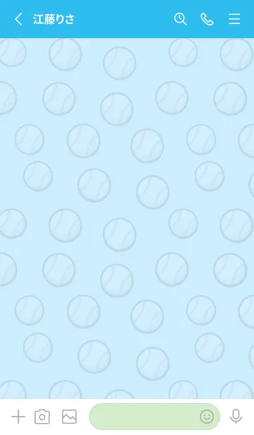 [LINE着せ替え] 野球実況くん2024の画像2