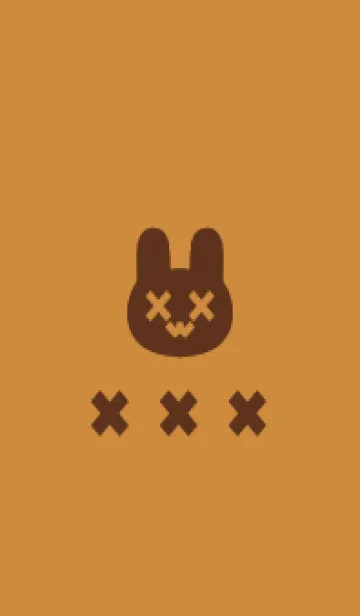 [LINE着せ替え] 地雷うさぎ(orange04)の画像1