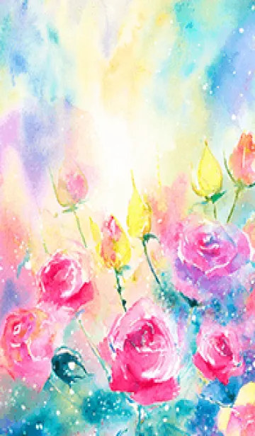 [LINE着せ替え] 薔薇(バラ)の花の着せかえ(R1373)の画像1