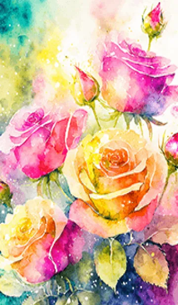 [LINE着せ替え] 薔薇(バラ)の花の着せかえ(R1374)の画像1