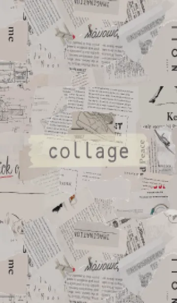 [LINE着せ替え] collage art 40の画像1