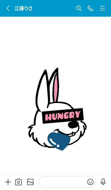 [LINE着せ替え] ハングリーラビット .30の画像2