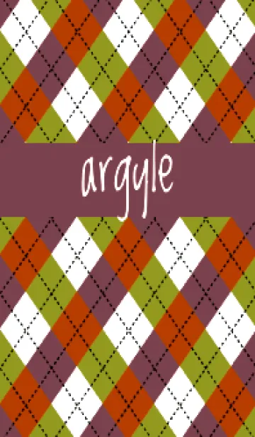 [LINE着せ替え] アーガイル チェック 41の画像1