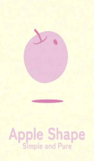 [LINE着せ替え] りんご型のきせかえ オーキッドピンクの画像1