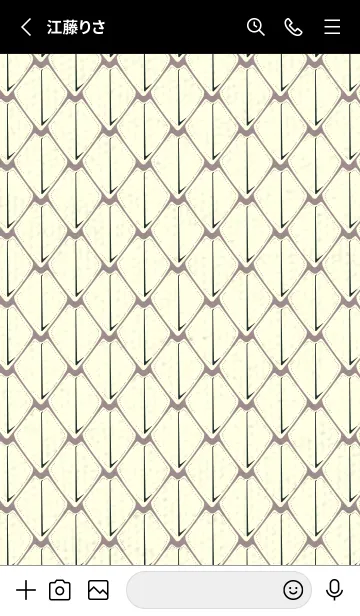 [LINE着せ替え] シンプルな龍鱗 鳩羽鼠の画像2