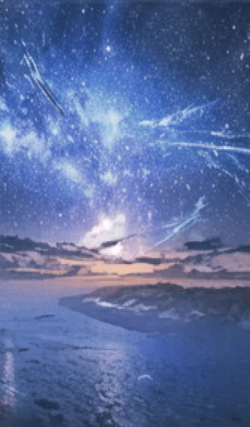 [LINE着せ替え] 銀河の冬空 #MV117。の画像1