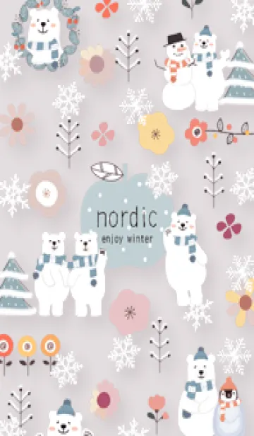 [LINE着せ替え] Greige♡お洒落な冬02_1の画像1