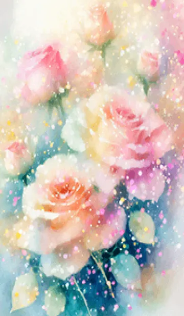 薔薇(バラ)の花の着せかえ(R1380)の着せ替えメイン画像