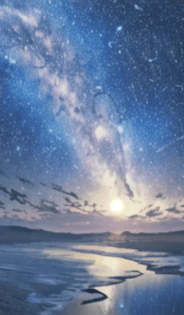 [LINE着せ替え] 銀河の冬空 #MV114。の画像1