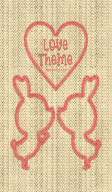 [LINE着せ替え] Love Theme Embroidery 38の画像1