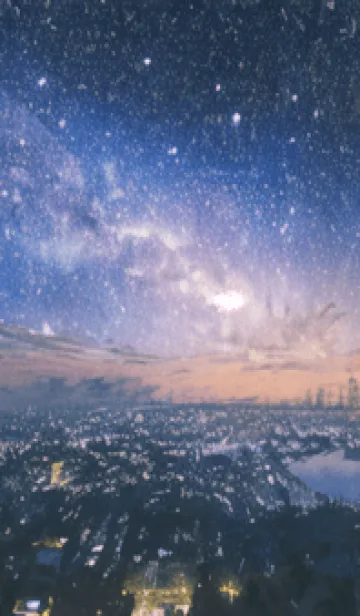 [LINE着せ替え] 銀河の冬空 #MV19。の画像1