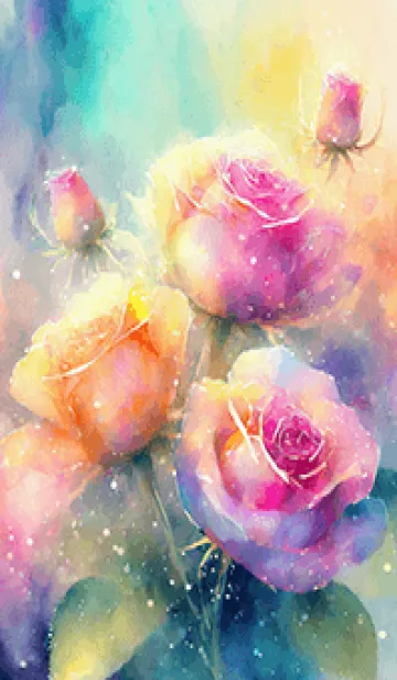 [LINE着せ替え] 薔薇(バラ)の花の着せかえ(R1363)の画像1