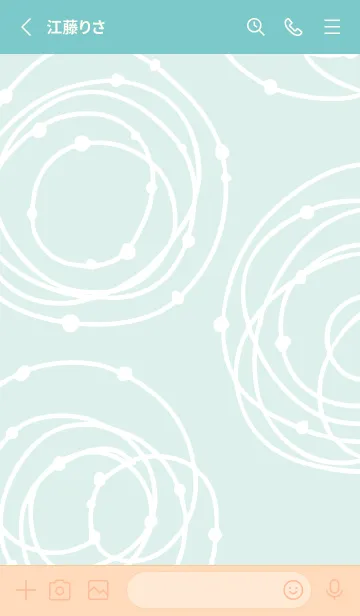 [LINE着せ替え] くるくる シンプル9の画像2