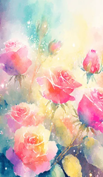 [LINE着せ替え] 薔薇(バラ)の花の着せかえ(R1369)の画像1