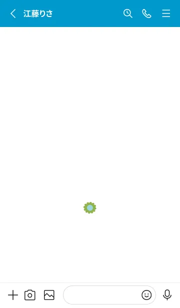 [LINE着せ替え] ミニ フラワー __108の画像2