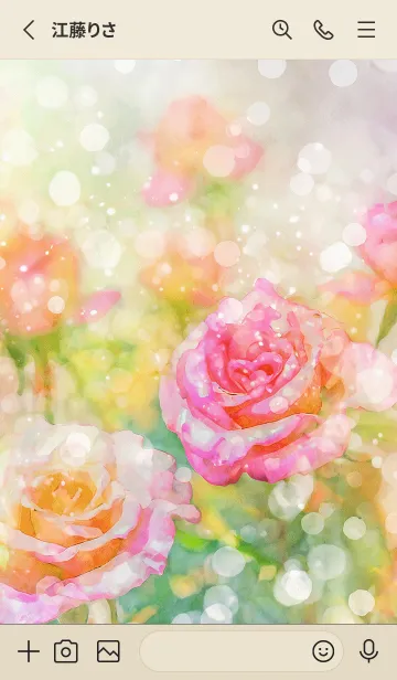 [LINE着せ替え] 薔薇(バラ)の花の着せかえ(R1386)の画像2