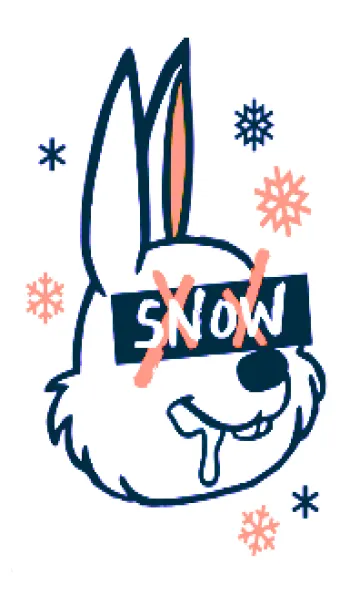 [LINE着せ替え] スノーラビット .34の画像1
