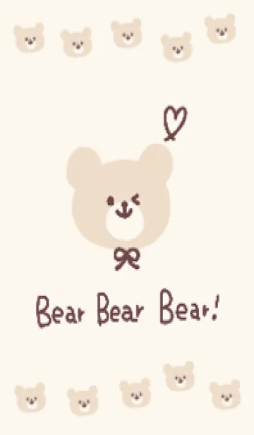 [LINE着せ替え] Bear Bear Bear ！の画像1