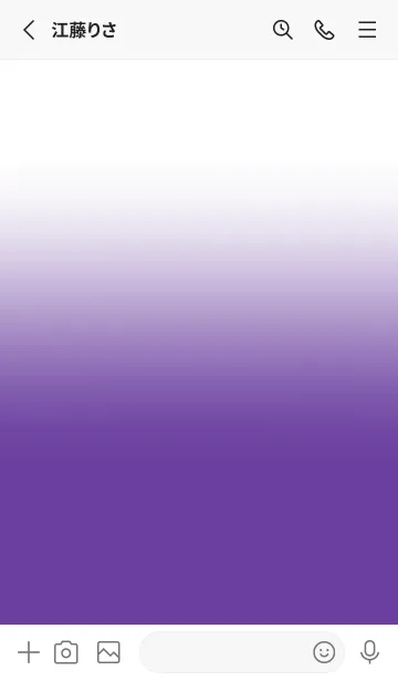 [LINE着せ替え] Royal purple & White Theme V.7 (JP)の画像2