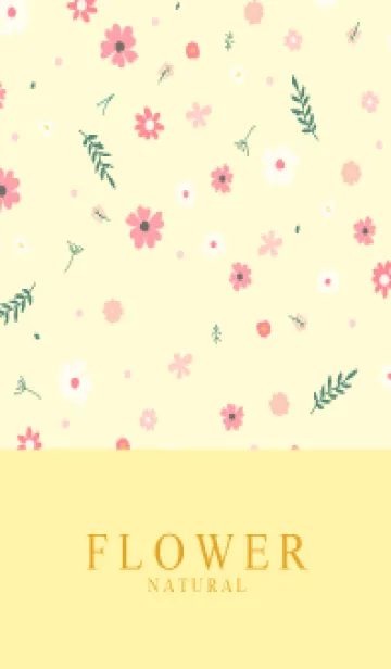 [LINE着せ替え] FLOWER YELLOW - NATURAL-44の画像1